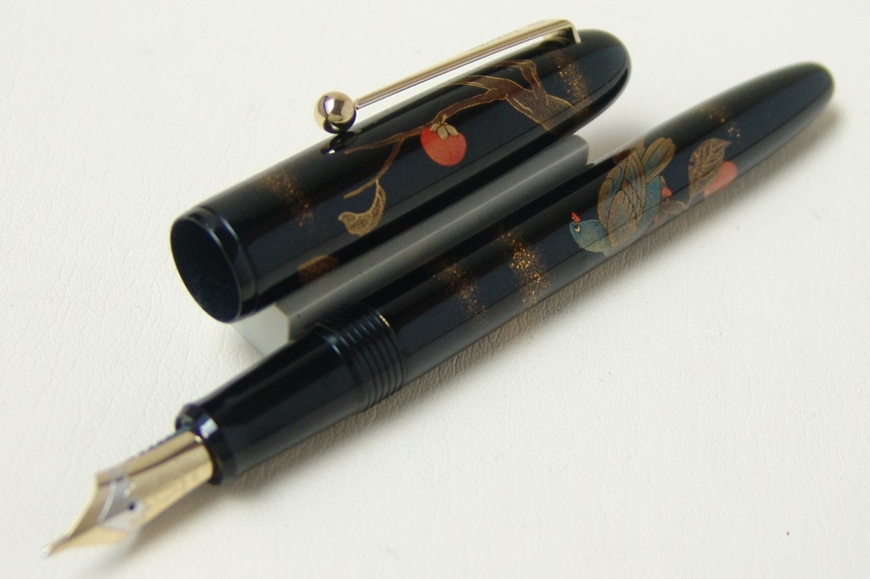 NamikiYukarisizePigeonandPersimmonFountainPen_A
